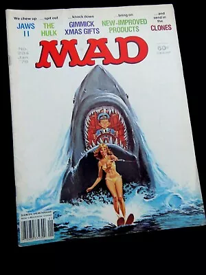 MAD Magazine #204 January 1979 JAWS 2 Jack Rickard Cover Art • $20