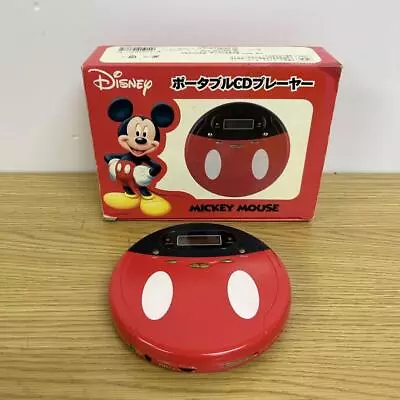 Delivery As Is Disney Portable Cd Player Mickey Mouse • $56.19
