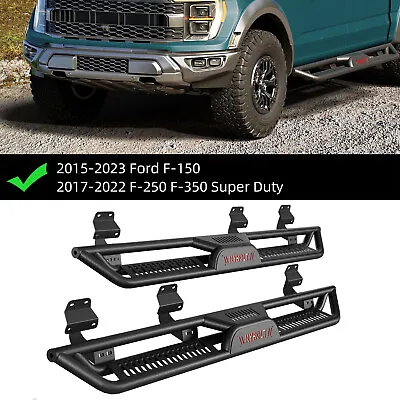 6.5  Running Boards For 2015-2023 Ford F-150 Super Crew Cab Side Steps Nerf Bars • $229.95