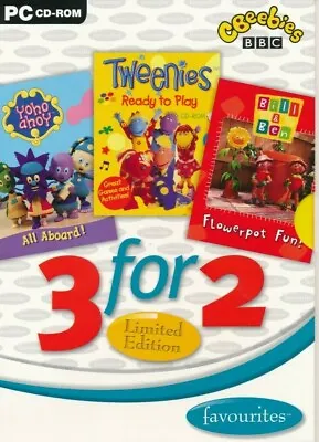 CBEEBIES TRIPLE PACK - Tweenies Yoho Ahoy Bill & Ben PC • £5.95