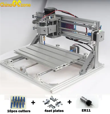 3018 CNC Machine Router 3Axis Engraving PCB Wood Carving DIY Milling Sliver Red • $199