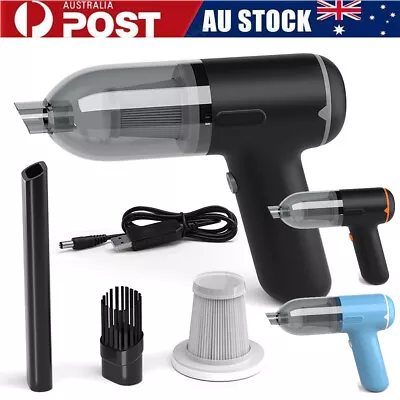 7000Pa Cordless Handheld Car Vacuum Cleaner Mini Wireless Vacuum Rechargeable AU • $6.99