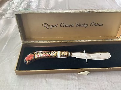Royal Crown Derby Imari Boxed Butter Knife • £13.50