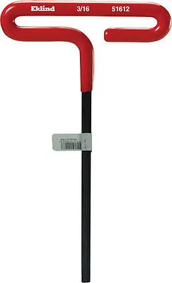 EKLIND 51612 3/16 Inch Cushion Grip Hex T-Handle T-Key Allen Wrench • $8.99