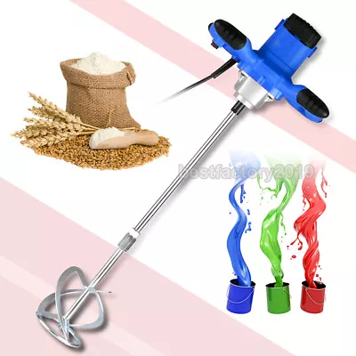£36.50 • Buy 2600W 6-Gear Speed Electric Plaster Paddle Mixer Drill 240V Paint Cement Stirrer