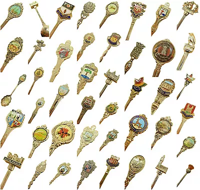 £4.99 • Buy Genuine Rare Vintage Collectable Souvenir Spoons Worldwide. Many Available