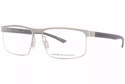 $109.95 • Buy Porsche Design P8297-C Eyeglasses Men's Silver/Black Full Rim 58mm