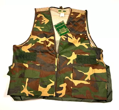 NWT Game Winner Vest  Camo Hunting Sportswear Outdoors Pouch Men's XL-2XL . • $24.99