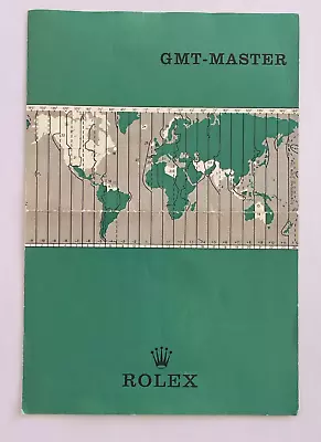 Rolex GMT-MSTER 1675 Original 1960's Vintage Brochure!! • $99