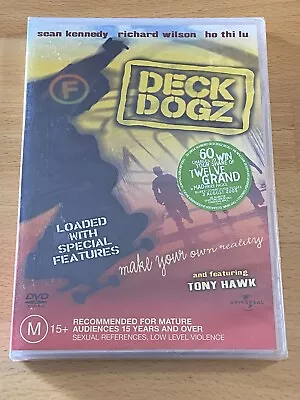 Deck Dogz DVD 2005 Skateboarding Skater Tony Hawk Region 4 New & Sealed • $18.95