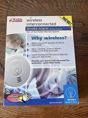  Kidde Battery Operated Smoke Detector Ionization Sensor Wire Free Interconnect • $27.99