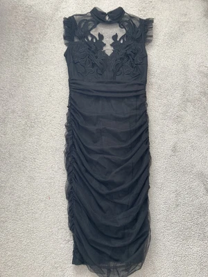 £15.99 • Buy Womens Lipsy Black Evening Dress Size 12 Worn Once!