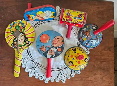 Vintage Noise Makers Tin Metal Toy • $18