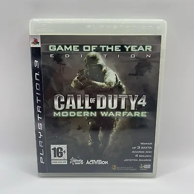 Call Of Duty 4 Modern Warfare PS3 2007 First-Person Shooter Activision MA15+ VGC • $9.95