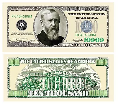 Pack Of 1000 - $10000.00 Benjamin Harrison Casino Party Money • $99.95