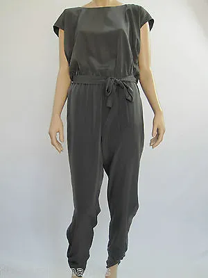 $9.99 • Buy Target Ladies Limited Edition One Piece Jumpsuit Playsuit Sizes 12 14 Charcoal