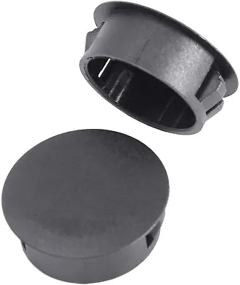 £2.89 • Buy Plastic Locking Panel Plugs Hole Cover 1.5mm Panel 25mm Dia. Black Pack Of 5