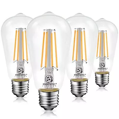 Energetic Dimmable LED Filament Light Bulbs High Brightness 8W 60 Watt Equiva... • $18.53