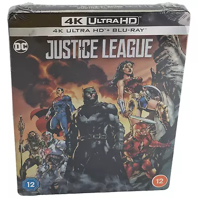 Justice League 4K Ultra HD + Blu-Ray Steelbook - Zavvi Exclusive Limited Ben • $91.89