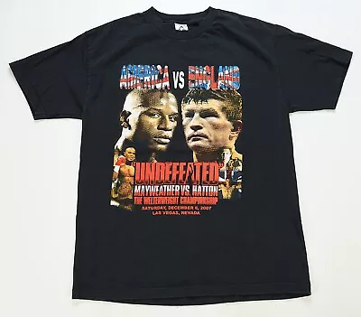 Rare VTG Floyd Mayweather Jr. Vs Ricky Hatton 2007 Welterweight T Shirt 2000s L • $39.99