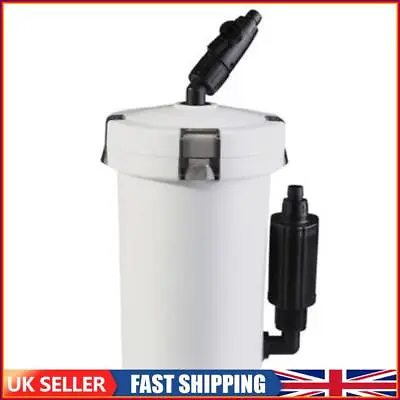 Aquarium Filter Bucket Fish Tank Quiet External Canister W/ Sponge (HW-602) • £15.89