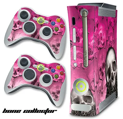 Skin Decal For Xbox 360 Original Gaming Console & Controller Xbox360 BONE P • $8.95