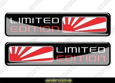 2 X JAPANESE Flag Stickers 001 Decals JDM Fits Subaru Nissan Mitsubishi Toyota • £5