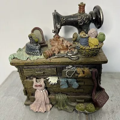 Sewing Machine Dresser Vintage Figurine Collectable. • $45