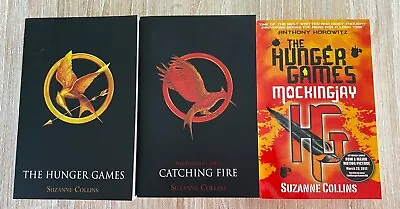 The Hunger Games Trilogy Book Set By Suzanne Collins Paperback (2010 And 2011) • $35