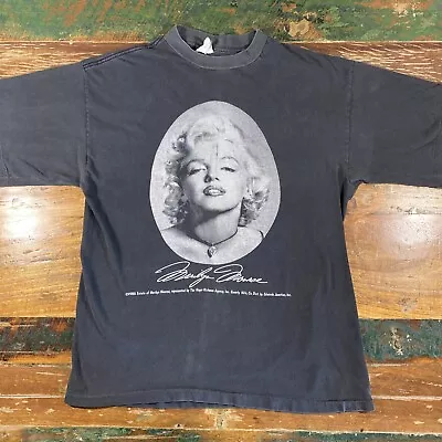 Vintage Marilyn Monroe Shirt Large 1988 Faded Distressed Iconic Movie Star 80s • $150