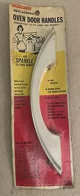 NIP Vintage Stove Range Handle White/Silver Trim  Universal Type Replacements  • $12.99