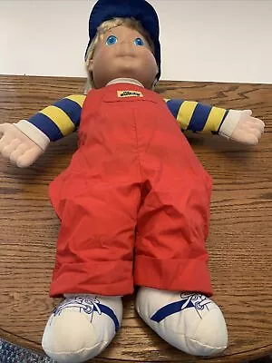 Vintage 23” My Buddy Doll Blonde Hair Red Overalls Plush 1980’s Pre-owned • $69.99
