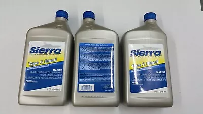 Boat Marine Lower Unit Type C Drive Gear Lube Oil 3 Pack Sierra 18-9620-2  • $53.49