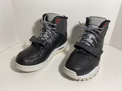 Mens Nike Air Trainer SC 2 Boot Black Red Oreo 805891 001 Sz 8 • $64.99