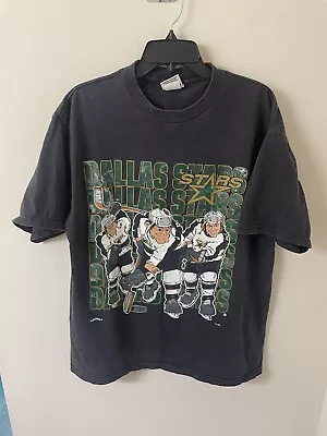 Vintage 90s Nutmeg NHL Dallas Stars Shirt Size XL • $65.24