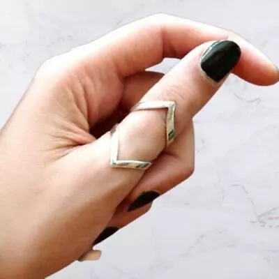 Solid 925 Sterling Trigger Finger Meditation Ring Handmade Jewelry Ring All Size • $11.10