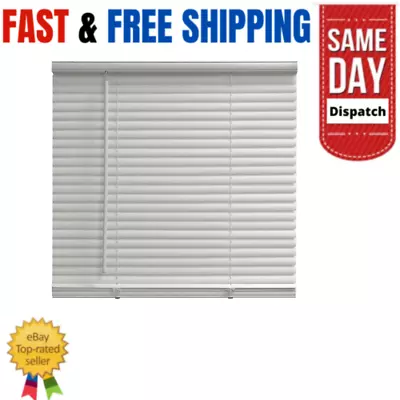 Mainstays 1  Cordless Room Darkening Vinyl Blinds White - 23x48 Free Shipping. • $17.99