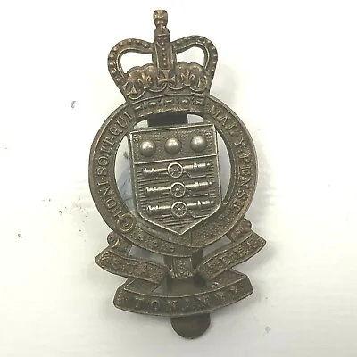 £10.23 • Buy 1953 -65 Royal Army Ordnance Corps Cap Bi Metallic