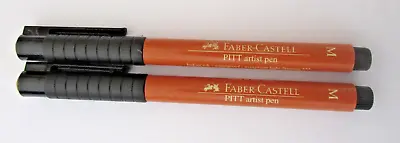 Faber Castell PITT Artist Pen 2 X  M (0.7mm) Sanguine Pens • £3.99