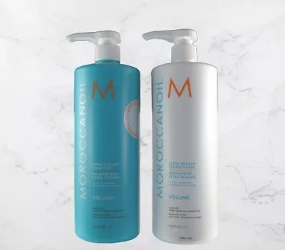 New Moroccanoil Extra Volume Shampoo & Conditioner 33.8 Oz/ 1L Combo Set • $122.50