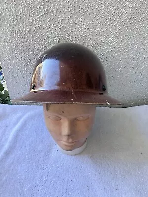 Vintage MSA Skull Hard Full Brim Fiberglass Hard Hat  • $49.99