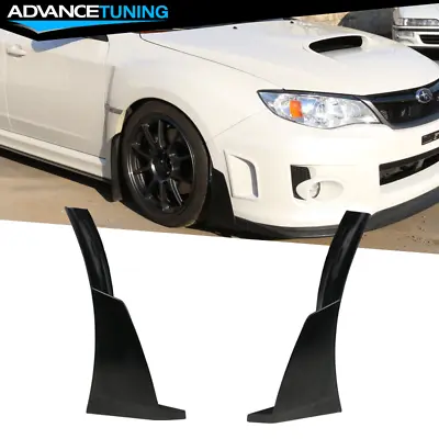 Universal Fitment 5DR 4DR 2DR IKON Front Bumper Splitters Winglet Canards 2PC PU • $49.99
