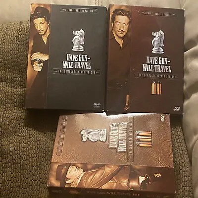 Have Gun Will Travel DVD Complete Seasons 1-3 Classic Western TV • $32.99