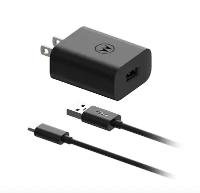 Original OEM Motorola TurboPower 20W Fast Charger With USB-A To USB-C Cable • $13.99