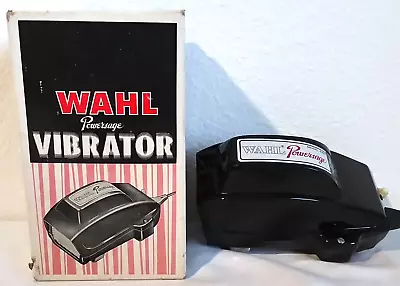 Vintage Working Wahl 4300 Powersage Electric Vibrator In Original Box • $34.99