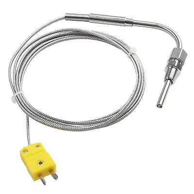 Temperature Controller K Type Thermocouple 80mm Probe Sensors Wire Cable 2M GHT • $31.98