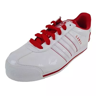 🚨 ADIDAS Samoa Valentines Day Kiss Sneaker G67108 White Red WOMEN Shoes Size 8 • $60