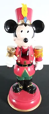 Vintage 90's Disney Store Mickey Mouse Wooden Nutcracker 14  Christmas Soldier • $129.99