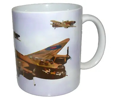 Hawker Hurricane Avro Lancaster Ceramic Mug RAF  Ww11 Aircraft Bomber Command • £7.20