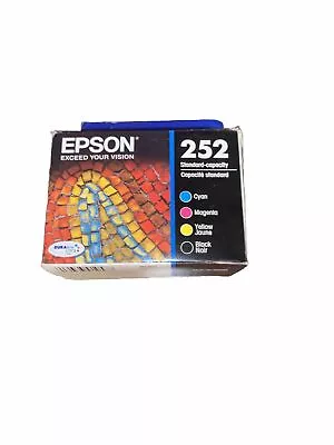 Epson 252 Ink Set Color Cyan Magenta Yellow T252520 Exp. 11/2024 • $25